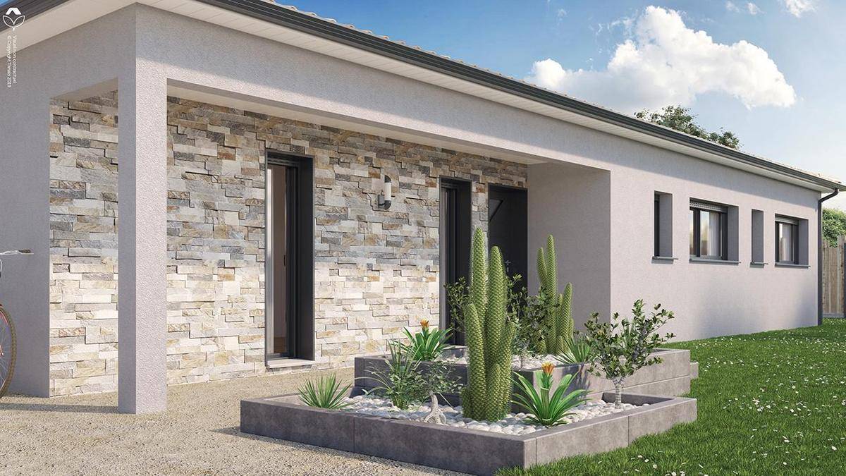 Programme terrain + maison à Portets en Gironde (33) de 800 m² à vendre au prix de 476053€ - 3