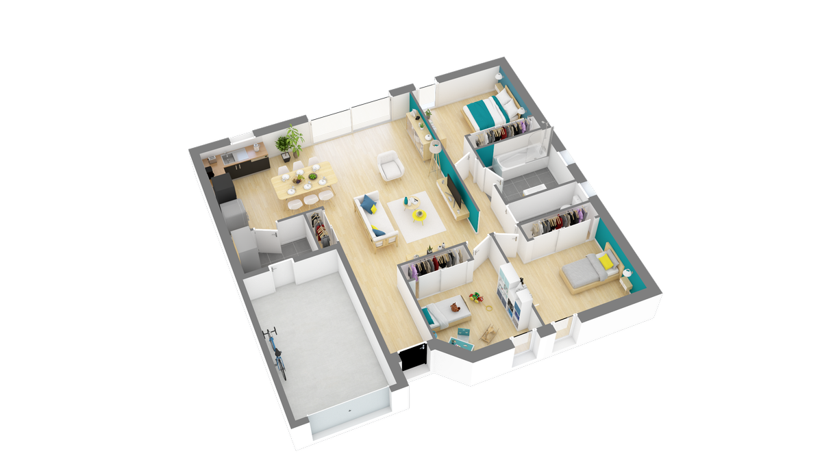 Programme terrain + maison à Capian en Gironde (33) de 904 m² à vendre au prix de 204404€ - 3