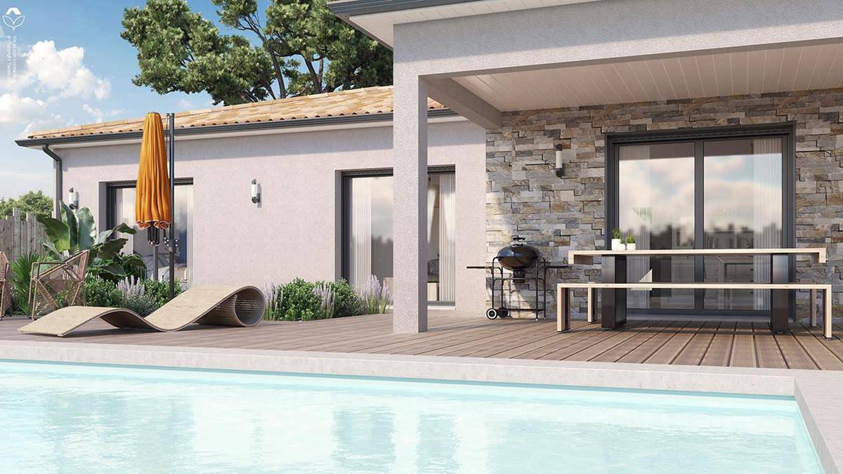 Programme terrain + maison à Portets en Gironde (33) de 800 m² à vendre au prix de 476053€ - 4