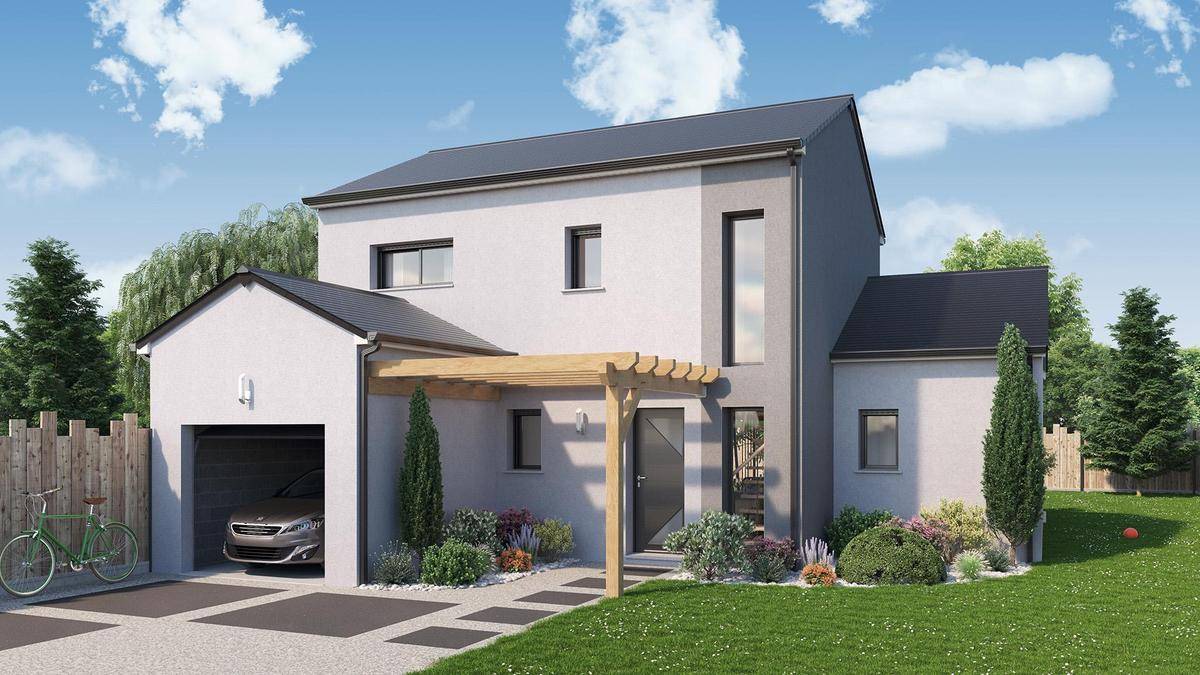 Programme terrain + maison à Montrichard Val de Cher en Loir-et-Cher (41) de 652 m² à vendre au prix de 249184€ - 1