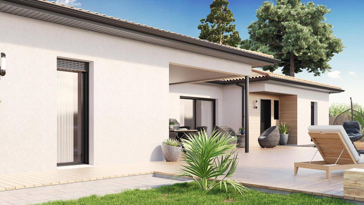 Programme terrain + maison à Le Barp en Gironde (33) de 796 m² à vendre au prix de 454387€ - 4
