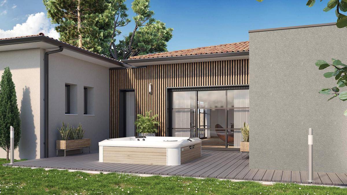 Programme terrain + maison à Brach en Gironde (33) de 503 m² à vendre au prix de 457408€ - 3