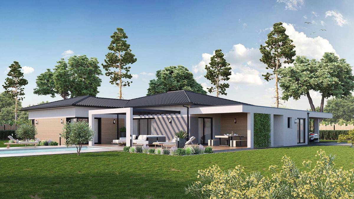 Programme terrain + maison à Fargues-Saint-Hilaire en Gironde (33) de 1000 m² à vendre au prix de 461566€ - 1