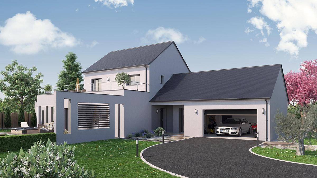 Programme terrain + maison à Ervauville en Loiret (45) de 800 m² à vendre au prix de 374642€ - 1