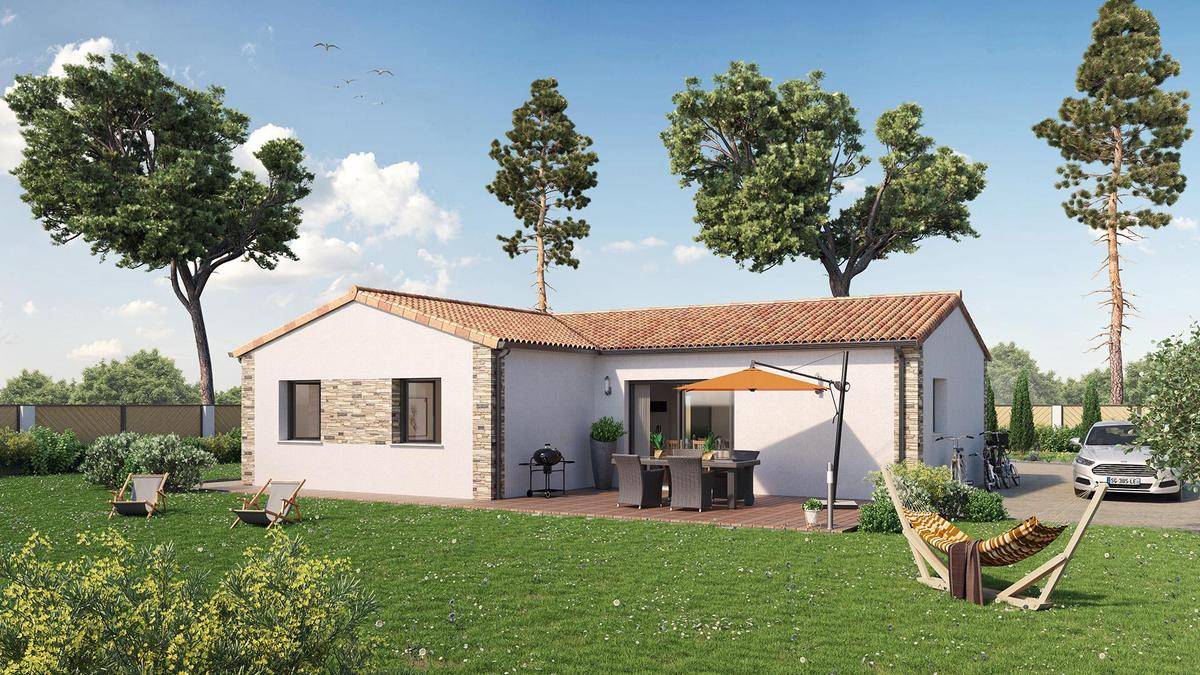 Programme terrain + maison à Magescq en Landes (40) de 700 m² à vendre au prix de 328015€ - 1