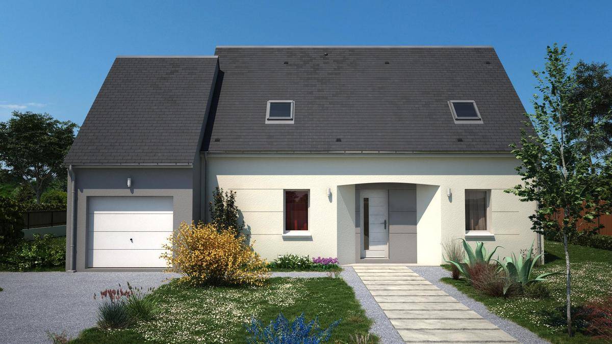 Programme terrain + maison à Soulaire-et-Bourg en Maine-et-Loire (49) de 449 m² à vendre au prix de 318321€ - 1