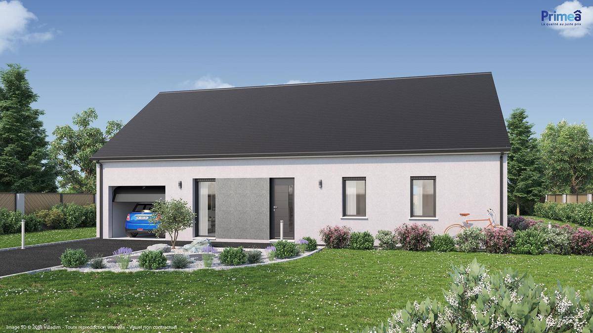 Programme terrain + maison à La Turballe en Loire-Atlantique (44) de 400 m² à vendre au prix de 316124€ - 1