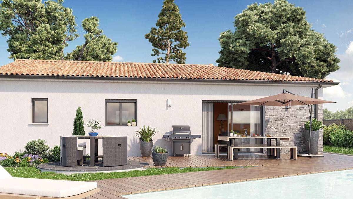 Programme terrain + maison à Mérignac en Gironde (33) de 379 m² à vendre au prix de 426600€ - 4
