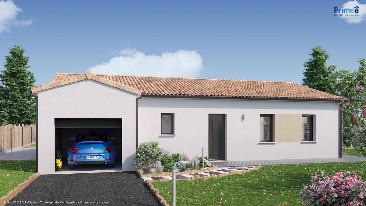 Programme terrain + maison à Cartelègue en Gironde (33) de 2000 m² à vendre au prix de 160783€ - 1