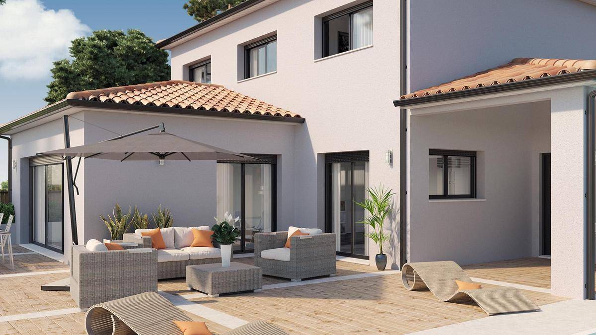 Programme terrain + maison à Le Barp en Gironde (33) de 796 m² à vendre au prix de 535453€ - 3