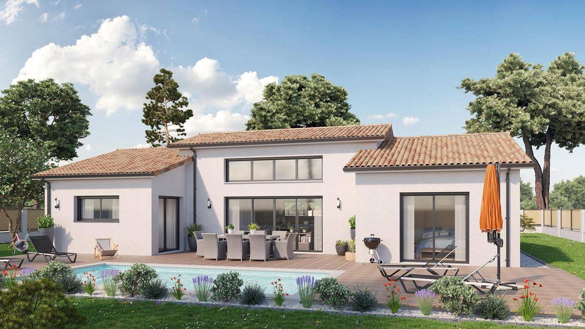 Programme terrain + maison à Cadillac en Gironde (33) de 432 m² à vendre au prix de 319882€ - 1
