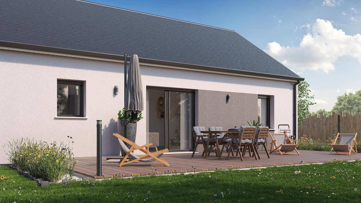 Programme terrain + maison à Fleury-les-Aubrais en Loiret (45) de 323 m² à vendre au prix de 222746€ - 3