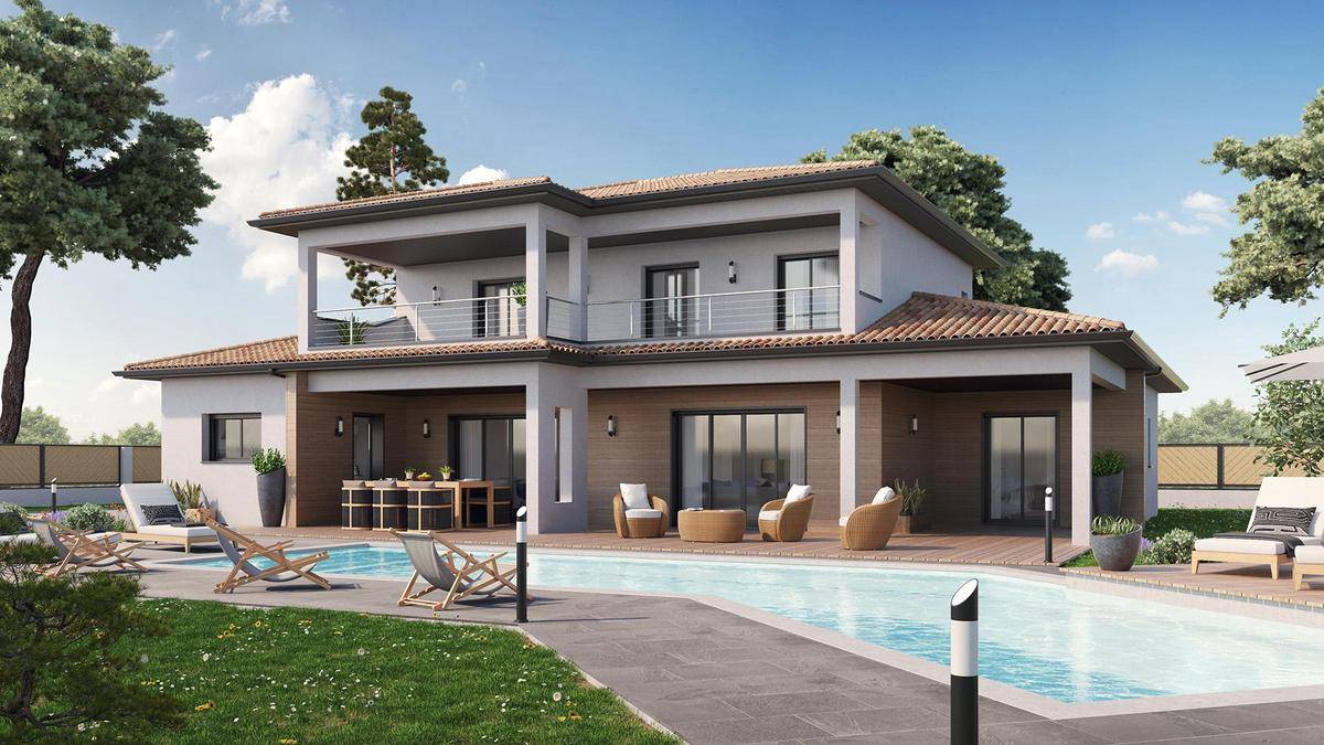 Programme terrain + maison à Carcans en Gironde (33) de 1410 m² à vendre au prix de 705157€ - 1