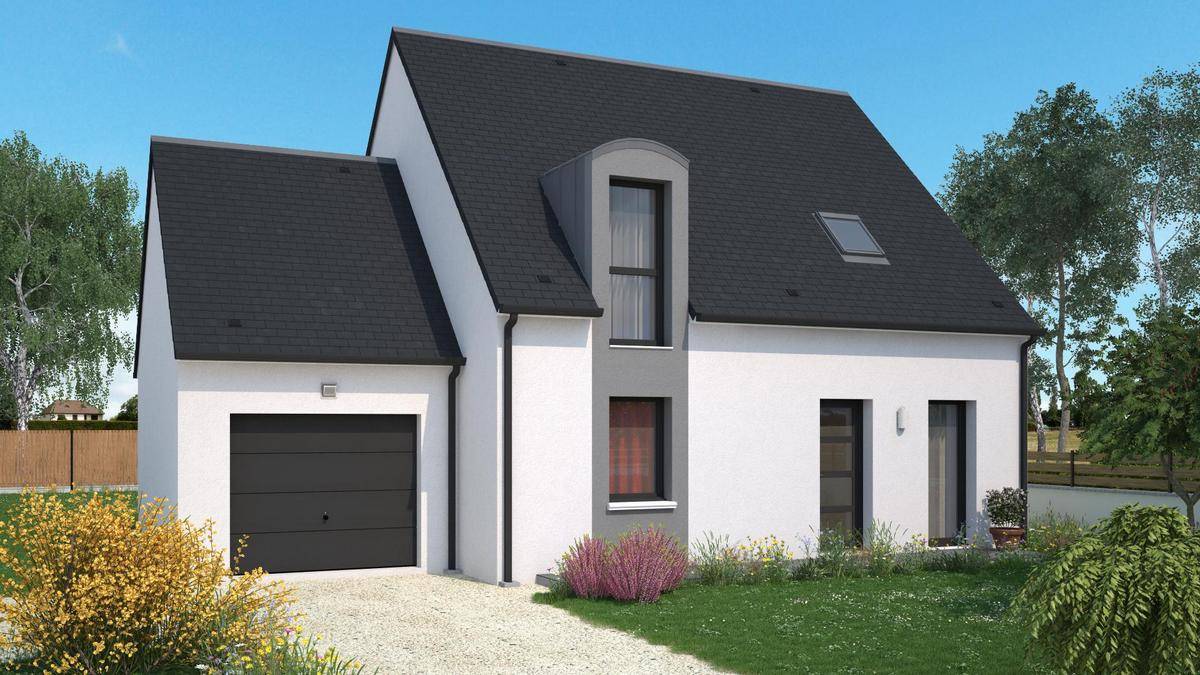 Programme terrain + maison à MONTJEAN SUR LOIRE en Maine-et-Loire (49) de 1278 m² à vendre au prix de 277376€ - 1