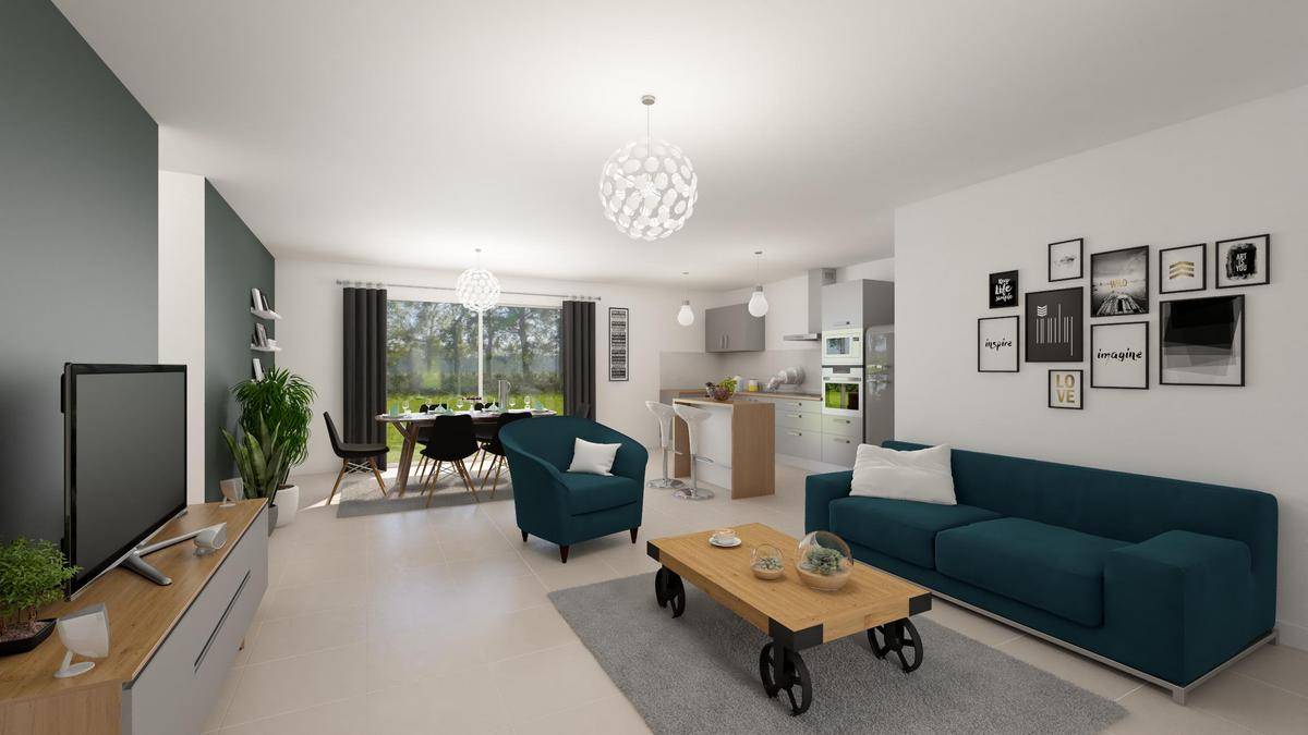 Programme terrain + maison à Cléguérec en Morbihan (56) de 755 m² à vendre au prix de 184633€ - 4