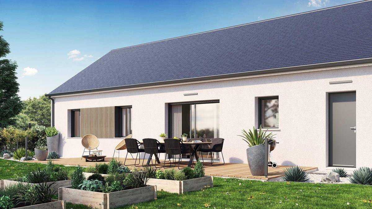 Programme terrain + maison à Saint-Denis-en-Val en Loiret (45) de 721 m² à vendre au prix de 344294€ - 4