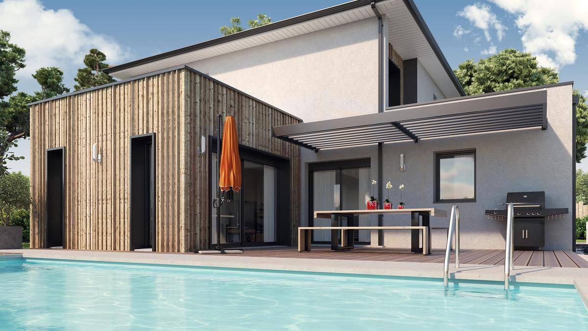 Programme terrain + maison à Ludon-Médoc en Gironde (33) de 626 m² à vendre au prix de 465320€ - 4