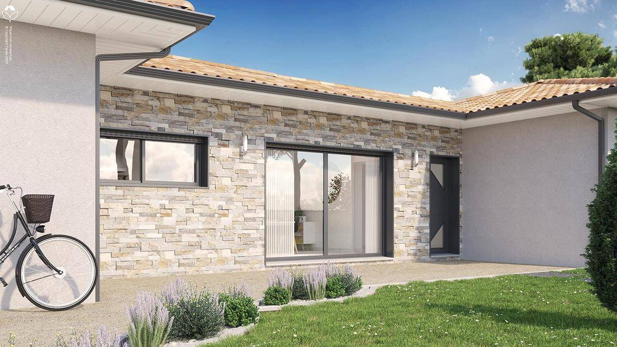 Programme terrain + maison à Fargues-Saint-Hilaire en Gironde (33) de 1000 m² à vendre au prix de 439601€ - 3