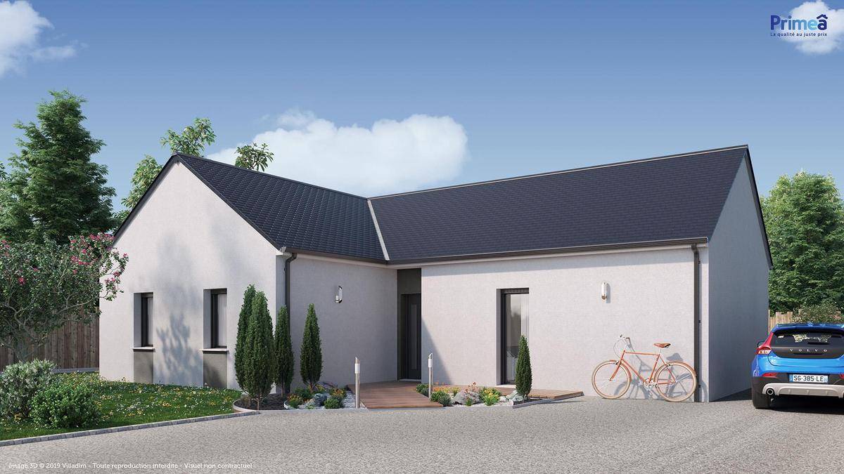 Programme terrain + maison à Amilly en Loiret (45) de 1600 m² à vendre au prix de 252438€ - 2