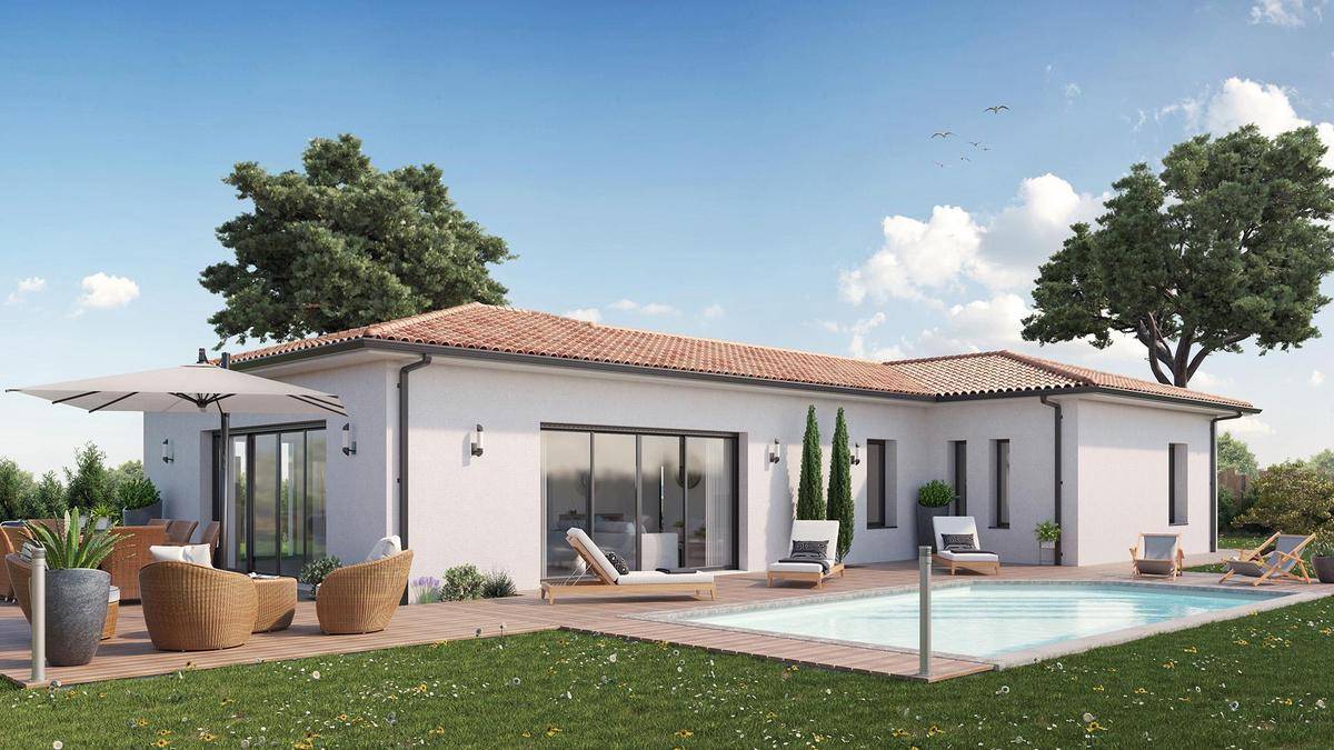 Programme terrain + maison à Brach en Gironde (33) de 503 m² à vendre au prix de 362186€ - 1
