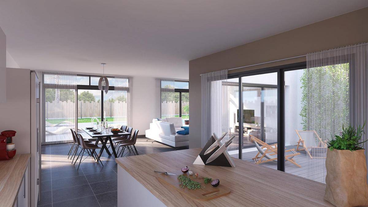 Programme terrain + maison à Martignas-sur-Jalle en Gironde (33) de 385 m² à vendre au prix de 559149€ - 4