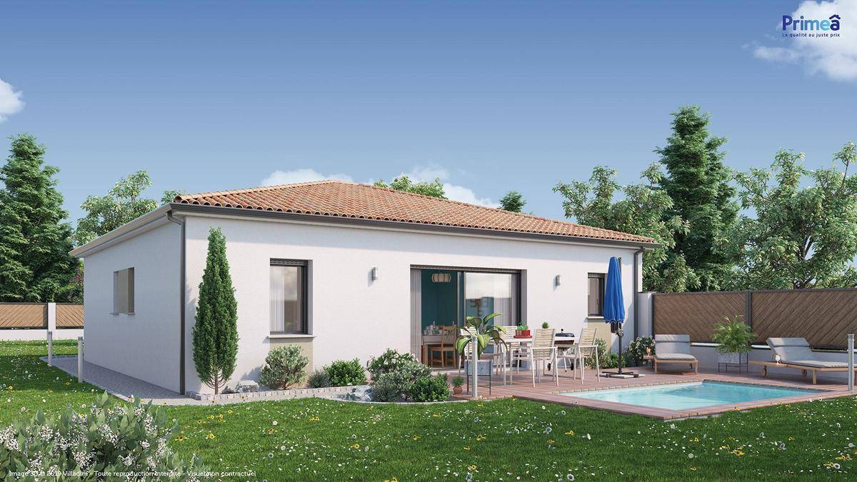 Programme terrain + maison à Créon-d'Armagnac en Landes (40) de 1085 m² à vendre au prix de 145907€ - 2