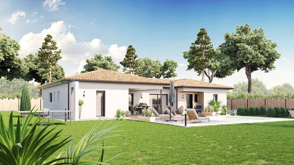 Programme terrain + maison à Targon en Gironde (33) de 1000 m² à vendre au prix de 344387€ - 2