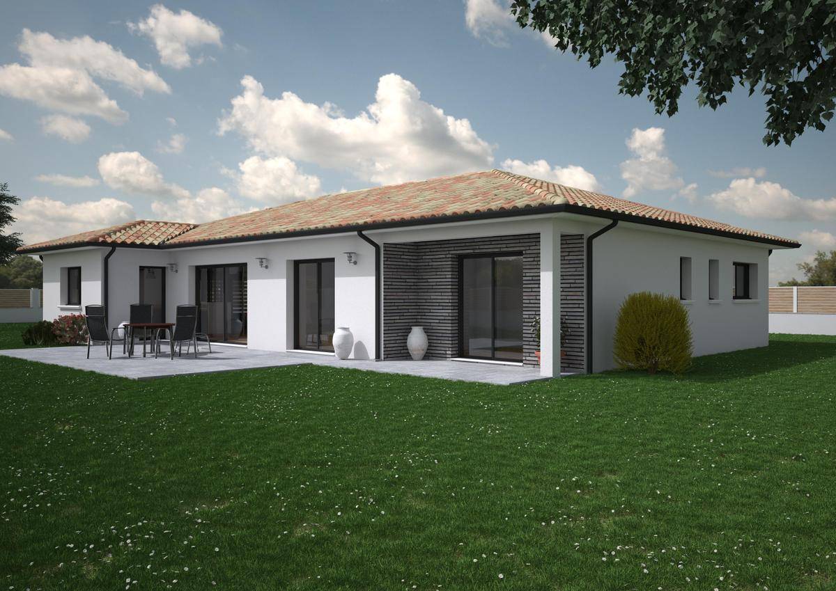 Programme terrain + maison à Nassiet en Landes (40) de 900 m² à vendre au prix de 304065€ - 1
