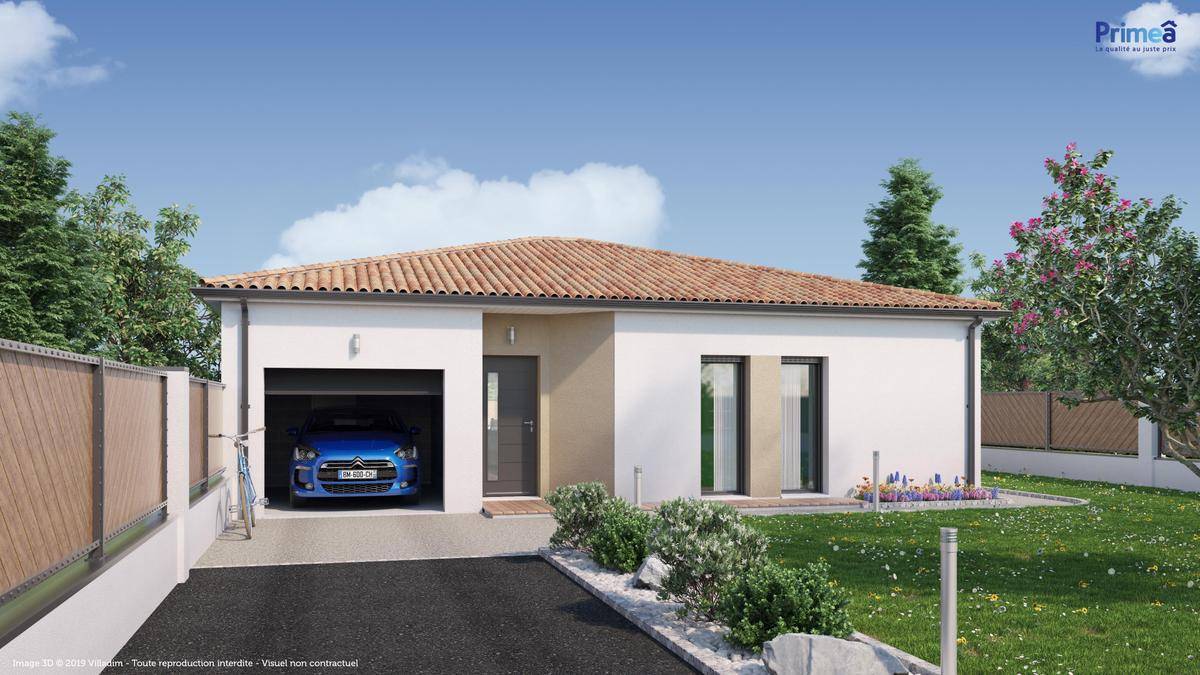 Programme terrain + maison à Frontenac en Gironde (33) de 868 m² à vendre au prix de 196704€ - 1