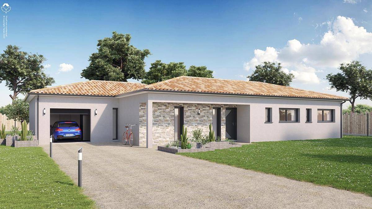 Programme terrain + maison à Portets en Gironde (33) de 800 m² à vendre au prix de 476053€ - 2