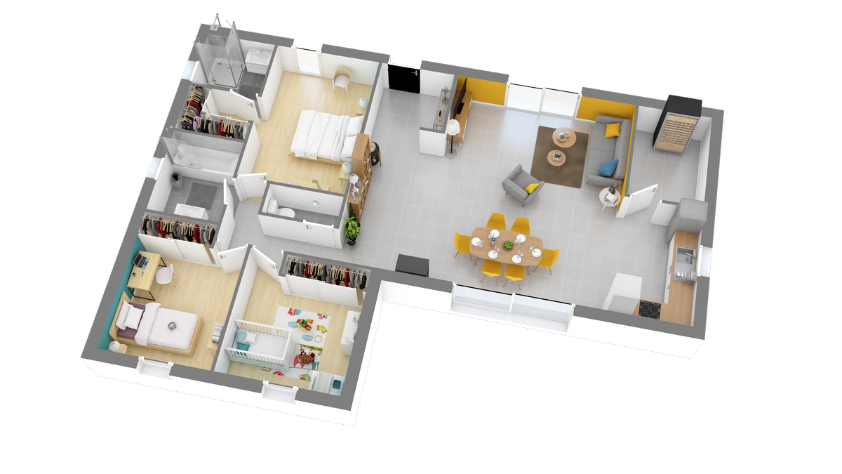 Programme terrain + maison à Morcenx-la-Nouvelle en Landes (40) de 1000 m² à vendre au prix de 229488€ - 3