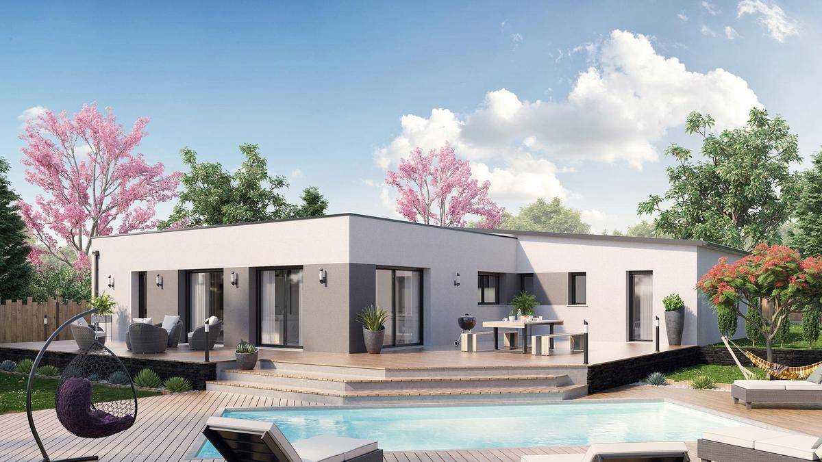 Programme terrain + maison à Saint-Jean-de-Braye en Loiret (45) de 800 m² à vendre au prix de 462177€ - 1