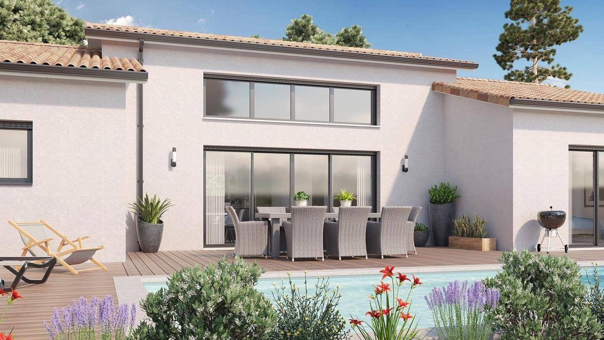 Programme terrain + maison à Saint-Morillon en Gironde (33) de 500 m² à vendre au prix de 374882€ - 4
