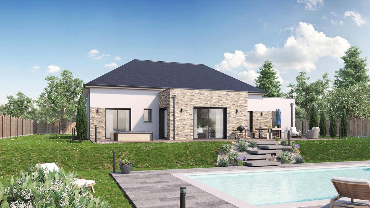 Programme terrain + maison à Saint-Jean-de-la-Ruelle en Loiret (45) de 400 m² à vendre au prix de 309141€ - 1