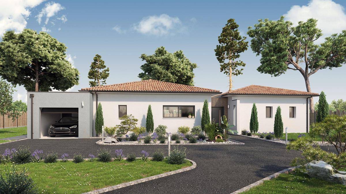 Programme terrain + maison à Parempuyre en Gironde (33) de 669 m² à vendre au prix de 452408€ - 2