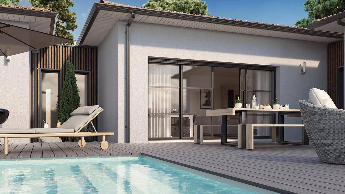 Programme terrain + maison à Parempuyre en Gironde (33) de 669 m² à vendre au prix de 452408€ - 4