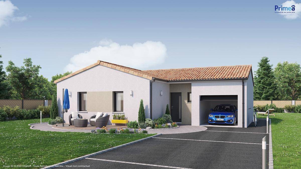 Programme terrain + maison à Ludon-Médoc en Gironde (33) de 520 m² à vendre au prix de 245468€ - 1