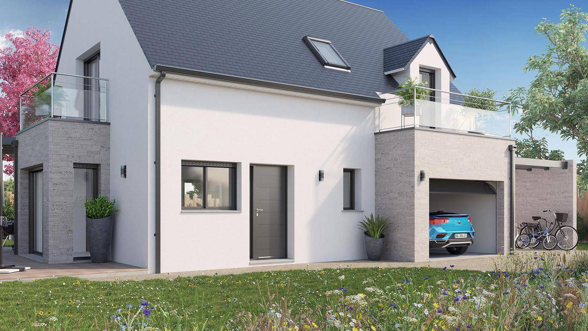Programme terrain + maison à Épieds en Maine-et-Loire (49) de 895 m² à vendre au prix de 223255€ - 3