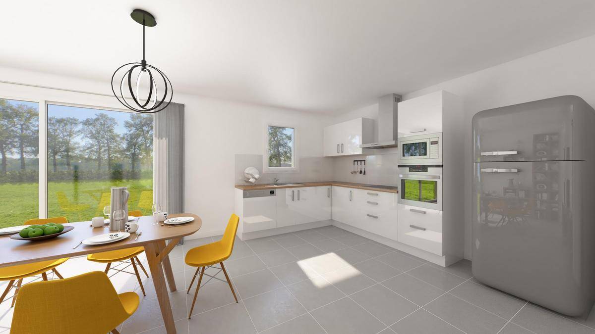 Programme terrain + maison à Saint-Laurent-de-Lin en Indre-et-Loire (37) de 1020 m² à vendre au prix de 148506€ - 4