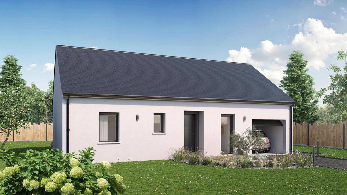 Programme terrain + maison à ST CYR EN BOURG en Maine-et-Loire (49) de 581 m² à vendre au prix de 179740€ - 2