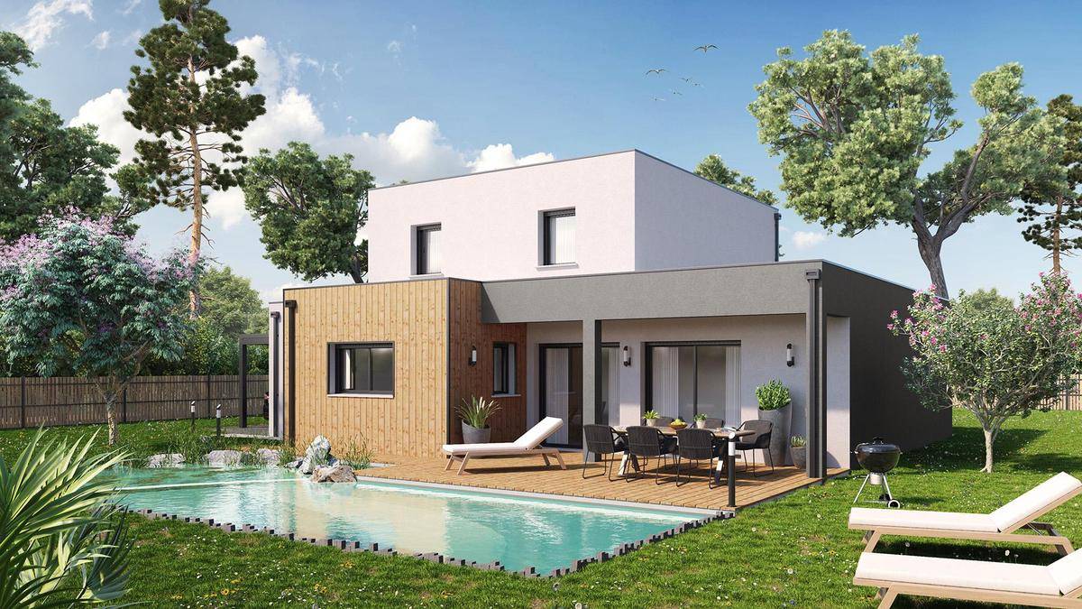 Programme terrain + maison à Grignols en Gironde (33) de 806 m² à vendre au prix de 348680€ - 1