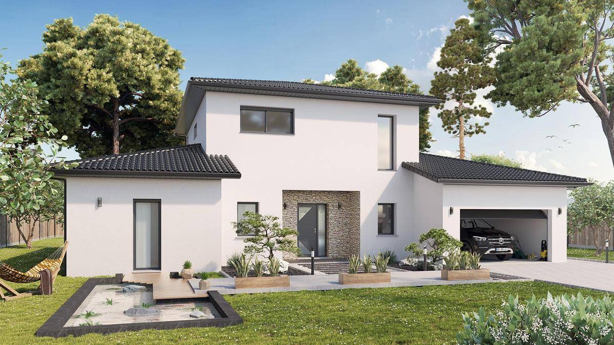 Programme terrain + maison à Guillos en Gironde (33) de 830 m² à vendre au prix de 448846€ - 2