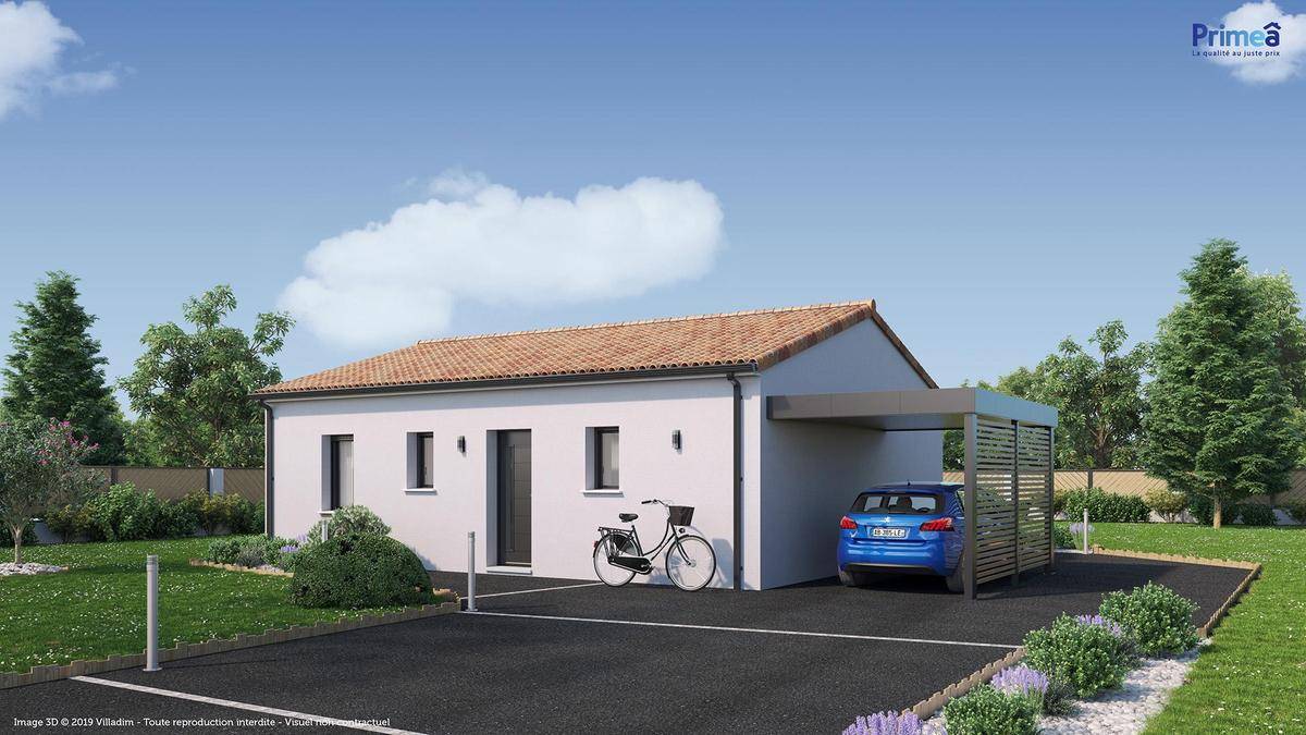 Programme terrain + maison à Lamothe-Montravel en Dordogne (24) de 2325 m² à vendre au prix de 166089€ - 1