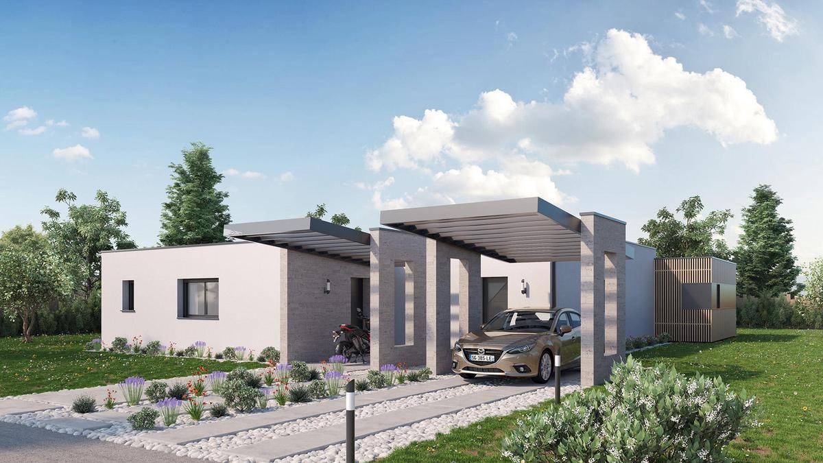Programme terrain + maison à Châtillon-Coligny en Loiret (45) de 1586 m² à vendre au prix de 351296€ - 2