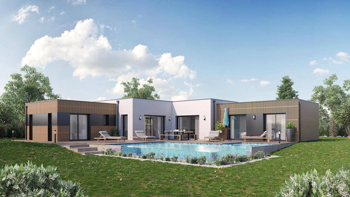 Programme terrain + maison à Bouillé-Ménard en Maine-et-Loire (49) de 2400 m² à vendre au prix de 363296€ - 1