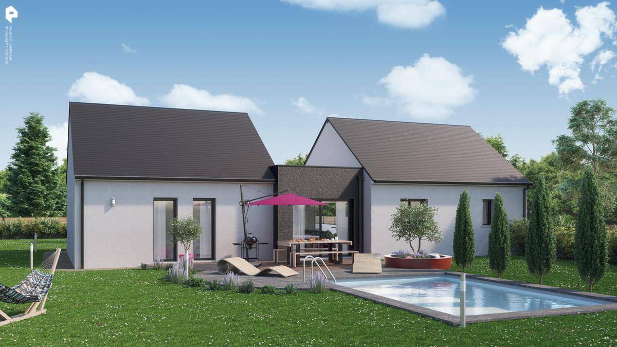Programme terrain + maison à Saint-Germain-des-Prés en Loiret (45) de 1335 m² à vendre au prix de 228146€ - 2