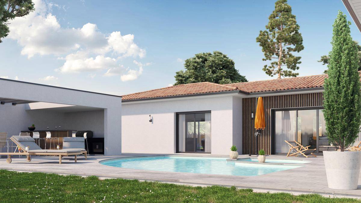 Programme terrain + maison à Mézos en Landes (40) de 964 m² à vendre au prix de 468466€ - 4