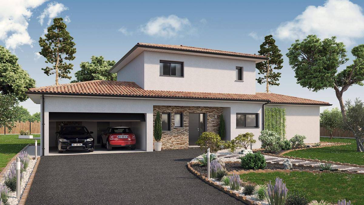 Programme terrain + maison à Martignas-sur-Jalle en Gironde (33) de 385 m² à vendre au prix de 546453€ - 2