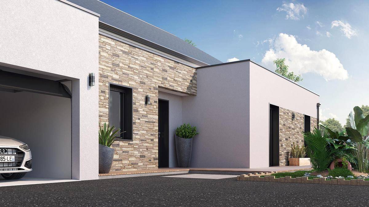 Programme terrain + maison à SOUCELLES en Maine-et-Loire (49) de 1770 m² à vendre au prix de 328797€ - 3