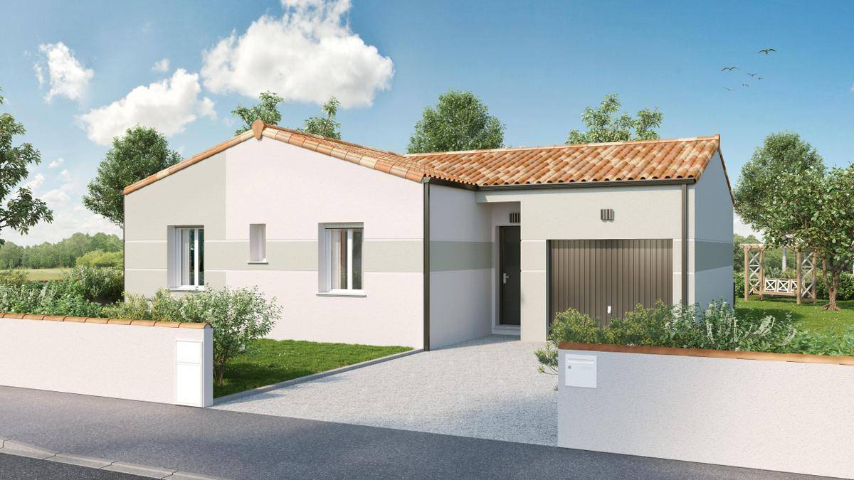 Programme terrain + maison à Le Champ-Saint-Père en Vendée (85) de 815 m² à vendre au prix de 201828€ - 1